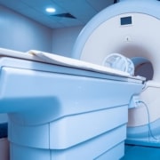 Medical equipment. MRI room in hospital