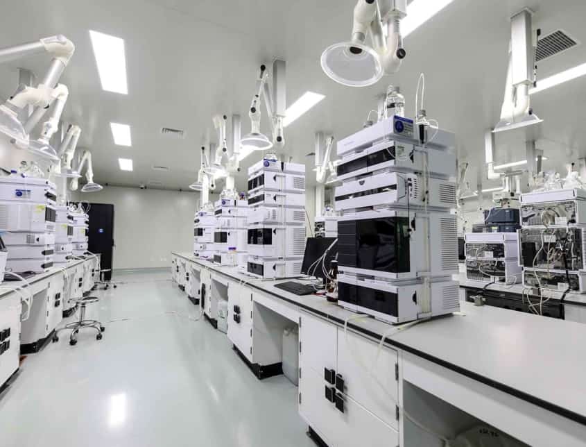 view of medical lab with equipment